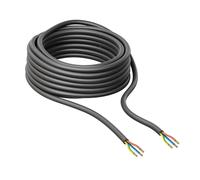 ledscom.de Cavo per esterni H05RN-F 25 m nero 3 x 0,75 mm²