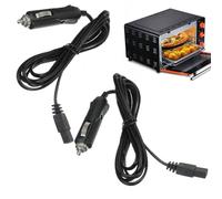 Cavo per frigorifero, cavo di ricarica accendisigari, 12 V/24 V, cavo di alimentazione DC, 2 pezzi 2 m, cavo di ricambio per scatola frigo auto, presa accendisigari per auto