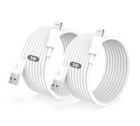 Cavo Per IPhone Originale Per Apple Certificato MFi,Cavetto USB Lightning Ricarica 2Pezzi 3M+3M Per iPhone 14/13/12/11/Pro/Pro Max/Min/XR/XS/X 8/7/6s/6/5/Plus/SE/SE 2/iPad Mini 4 caricatore cavi