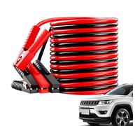 Cavo per maglioni auto - batteria ad alte prestazioni - cavo booster, kit di avviamento affidabile | cavo ponticello portatile per auto, morsetti isolati, set di cavi di emergenza portatile, batteria
