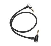Cavo per Microfono da Trs a Trrs da 3,5 Mm Cavo da Trs a Trrs Adattatore da Trs a Trrs in Rame Nero Cavo per Microfono Multifunzionale da 3,5 Mm Cfor OMPatible per Rode Sc7 35 Cm