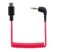 Cavo per microfono da USB C a TRS da 3,5 mm per Rode Wireless Go 2 Hollyland Lark M1M2 Deity iPhone 15/16 Samsungs S23 MacBook Google Pixel Android