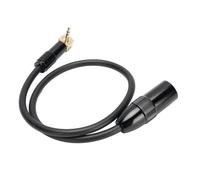 Cavo per Microfono Stereo Ad Angolo Retto da 3,5 Mm a XLR con Eccellente qualità del Suono, Cavo Microfonico da Maschio a XLR per Lettori MP3-0,5 M