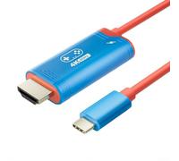 Cavo per Nintendo Switch2 con schermo di 2 metri di lunghezza, progettato per proiezione dello schermo HD e connettività sicura durante la condivisione dei contenuti multimediali (4K60Hz blu)