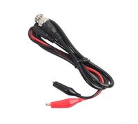 Cavo per oscilloscopio da BNC a doppia clip BNC a doppia clip, impedenza 50Ω, lunghezza 100 cm, conduttori in rame puro, per