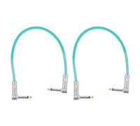 Cavo per Pedali per Chitarra, 2 Pezzi, Cavo Toppa per Chitarra da 12 Pollici, Cavo per Trasmissione Stabile, Cavo per Ponticello da 1/4 di Pollice, Cavo per Chitarra Effetto,