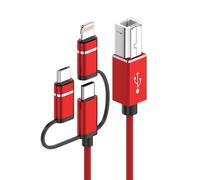 Cavo per stampante per strumenti MIDI Micro USB a USB-B, 3 in 1, 8 pin, tipo C,