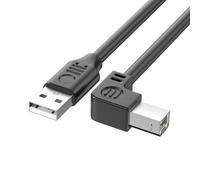 Cavo per stampante USB 480Mbps 15ft con raccordo a gomito a 90 gradi