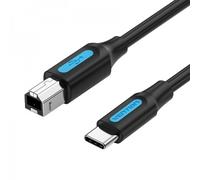 Cavo per stampante Vention USB-C 2.0 a B - 2 m 2 A - Nero