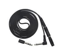 Cavo per strumenti silenzioso, da diritto ad angolo retto, 6,35 mm 3 | Cavo silenzioso per microfono strumento, resistenza ai graffi, resistenza all'usura, 3 m