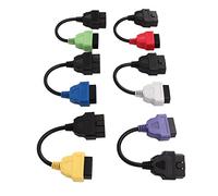 Cavo per Strumento di scansione ECU, efficiente per Cavo Adattatore 6 Pezzi Perfetta vestibilità Sensibile Anti invecchiamento Resistente per Auto