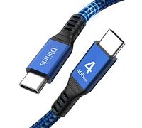 Cavo per Thunderbolt 4 Cavo 1 m, Dbilida Nylon intrecciato 40Gbps USB C Cavo con 100W PD, 40Gbps, 8K Display compatibile con Thunderbolt 3, USB4, USB C, Hub, SSD, Docking e altro ancora