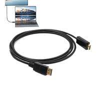 Cavo per trasmissione dati Plug & Play per monitor del computer | Cavo di collegamento al computer unidirezionale da 1,8 metri 4K Parti di ricambio per lettori IT professionisti Streamers