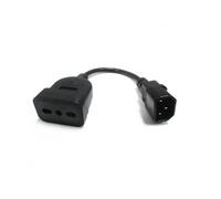Cavo per UPS Spina Tripolare 16A femmina IEC320 Maschio 320-00062 ADJ