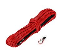Cavo per verricello, verricello sintetico Accessorio per verricello per veicoli Ricambi auto fuoristrada per camion SUV ATV, UTV per interni ed esterni(Un rosso))