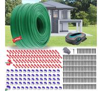 Cavo Perimetrale Per Robot Tagliaerba, Filo Perimetrale 400m + 160 Picchetti + 60 Connettori + 60 Terminali Connessione Rame Zincato