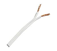 Cavo Piattina costa stretta 2x0,75 mmq bianco 100 metri PS2X0,75B