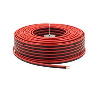 Cavo Piattina Rosso/Nera 2x0.5 100m