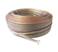 Cavo piattina trasparente Melchioni 2x1 mmq 100m 492329003