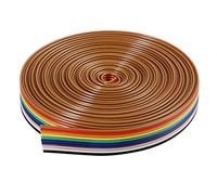 Cavo piatto del nastro BESTOMZ 5M 10 pin IDC cavo arcobaleno