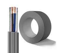 Cavo Piatto For Ascensore In Rame Privo Di Ossigeno A 2 Conduttori Da,5 Mm², Isolamento PVC 14/2 AWG 100 Piedi, -30 °C +105, Certificato CCC, Ignifugo, Ascensore/gru/cancello(100ft,1.5mm²)
