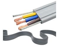 Cavo Piatto For Ascensore In Rame Privo Di Ossigeno A 3 Conduttori Da 4,0 Mm², Isolamento PVC YFFB 100 Piedi, -30 °C +105, Certificato CCC, Ignifugo, Ascensore/gru/cancello(200ft(61m),1.5mm²)
