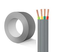 Cavo Piatto for Ascensore TVVB Flessibile A 4 Conduttori Da 320 Piedi, 300 V/500 V, Nucleo In Rame Privo Di Ossigeno, Bassa Resistenza, Ignifugo, Durevole, for Ascensori (-40~194℉)(1.00mm²-4C)