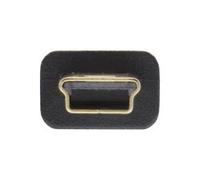 InLine 21465 Cavo USB 2.0, Piatto, Type-A Maschio a Type Mini-B Maschio, 5Pol, 5 m, Nero
