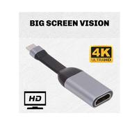 Cavo Piatto USB-C Type-C A Compatibile DP 4K HD Converter Portatile