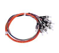 Cavo Pigtail Fibra Ottica 12- Multimodale ST/UPC | Materiale in PVC resistente, bassa perdita di inserzione, lunghezza 1 metro