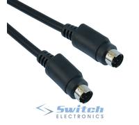 Cavo Plug Maschio A Maschio SVHS S-Video 4 Pin Mini DIN - Da 1M A 10M