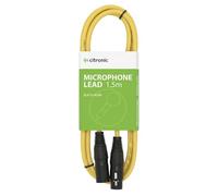 Cavo Premium XLR maschio a XLR femmina Giallo 1,5 m