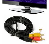 Cavo Presa Per Cuffie - Linea Audio Stereo Riutilizzabile, Collegamento Maschio A Maschio | Scatola Di Candela A Vassoio Oro, Integrazione Del Dispositivo Digitale Tv, Costruzione Compatta Scudo B
