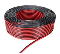 Cavo PRN 2x0,75 Filo Elettrico Matassa Piattina Rame Rosso Nero Solcavi P275RN