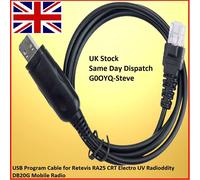 Cavo Programma USB Per Retevis RA25 CRT Electro UV Radioddity DB20G Radio Mobile