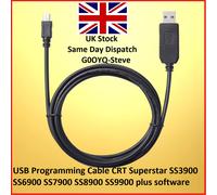Cavo Programmazione USB CRT Superstar SS3900 SS6900 SS676 SS7900 SS8900 SS9900