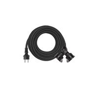 Cavo Prolunga 2 Prese 10m 3 15mm Gomma P0601