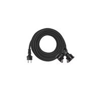 Cavo Prolunga 2 Prese 10m 3 15mm Gomma P0601