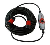 Cavo prolunga 230V 25m+ interruttore protezione personale PRCD-S+...