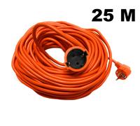 Cavo Prolunga 25 metri Corrente Elettrica Presa Schuko Domestica Casa 220V