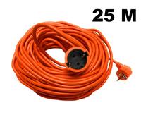 Cavo Prolunga 25 MT Corrente Elettrica Presa Schuko Domestica Casa 220v Custodia