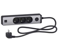 Cavo Prolunga 3 Prese con 2x Maschio USB Odace ST933U1BA