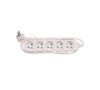 Cavo Prolunga 5 Prese con/u 2m/H05VV-F 3G1/Bianco P0512 Prolunga