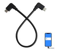 Cavo Prolunga 90 Gradi USB 3.1 Tipo C Maschio Gen 2 (10 Gbps) Connettore,Supporto per Ricarica, Trasferimento Dati, Audio e Video, Compatibile con Samsung Galaxy S8, Laptop e Altri Dispositivi USB-C