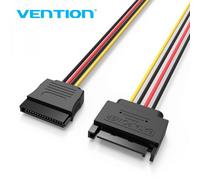 Cavo prolunga alimentazione Vention SATA 15P - 0,3 m - Colore nero NEW