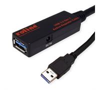 Cavo prolunga attivo Roline USB 3.2 maschio/femmina 15 m Nero