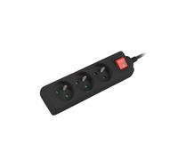 Cavo prolunga con interruttore 3 prese per PS1-03E-0300-BK
