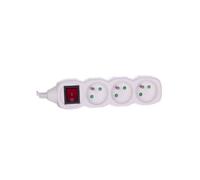 Cavo prolunga con interruttore 3 prese z/u 5m/H05VV-F P1315