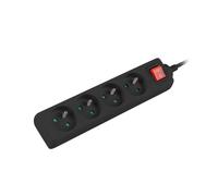 Cavo Prolunga con Interruttore 4 Prese con/e PS1-04E-0150-BK