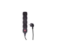Cavo prolunga con interruttore 4 prese z/u 5m/H05VV-F 3G1 PC1415